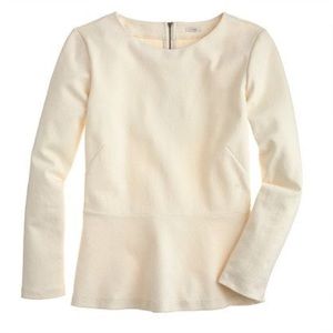 J CREW Peplum Top